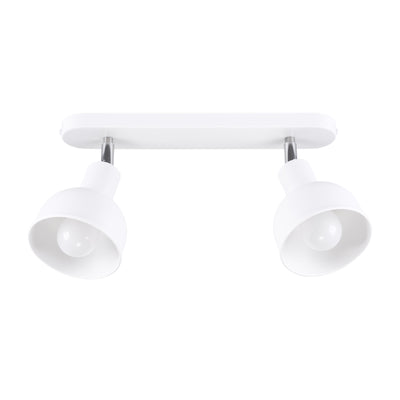 Ceiling lamp Sollux Lighting Elba 2 E27 steel white