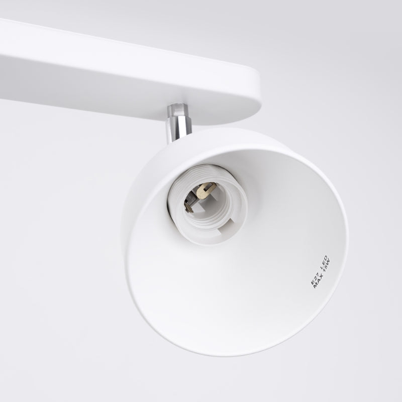 Ceiling lamp Sollux Lighting Elba 2 E27 steel white