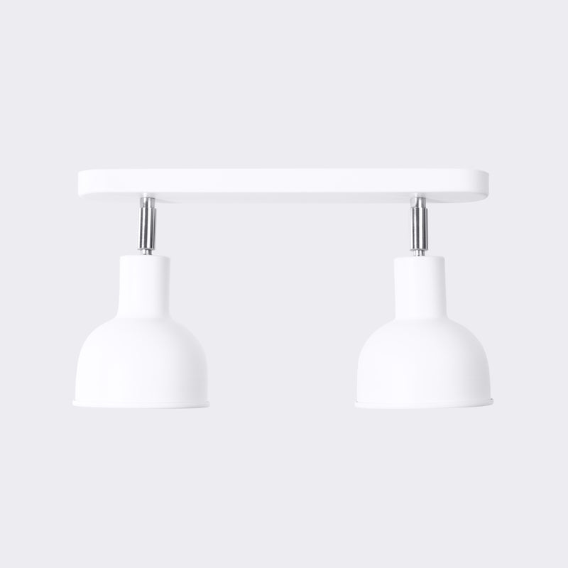 Ceiling lamp Sollux Lighting Elba 2 E27 steel white