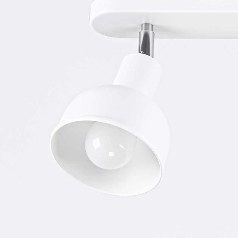 Ceiling lamp Sollux Lighting Elba 2 E27 steel white