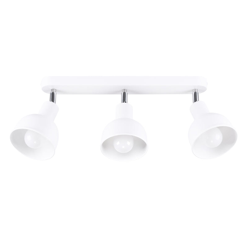 Ceiling lamp Sollux Lighting Elba 3 E27 steel white