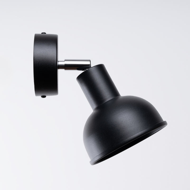 Wall sconce lamp Sollux Lighting Elba 1 E27 steel black