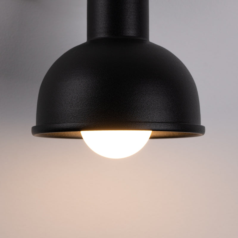 Wall sconce lamp Sollux Lighting Elba 1 E27 steel black