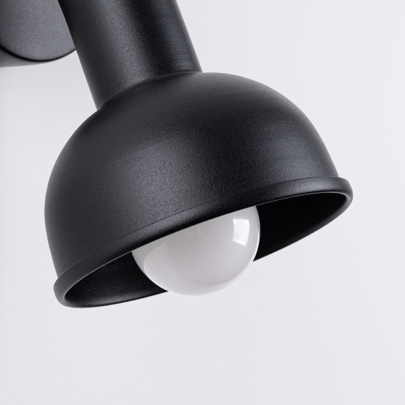 Wall sconce lamp Sollux Lighting Elba 1 E27 steel black