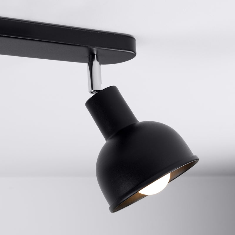 Ceiling lamp Sollux Lighting Elba 2 E27 steel black