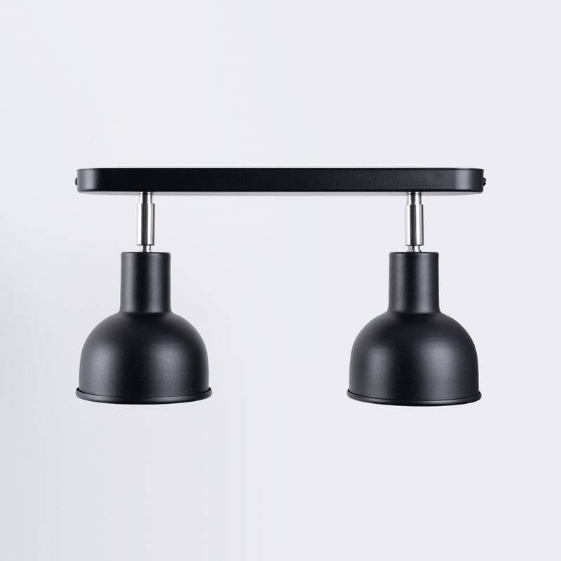 Ceiling lamp Sollux Lighting Elba 2 E27 steel black