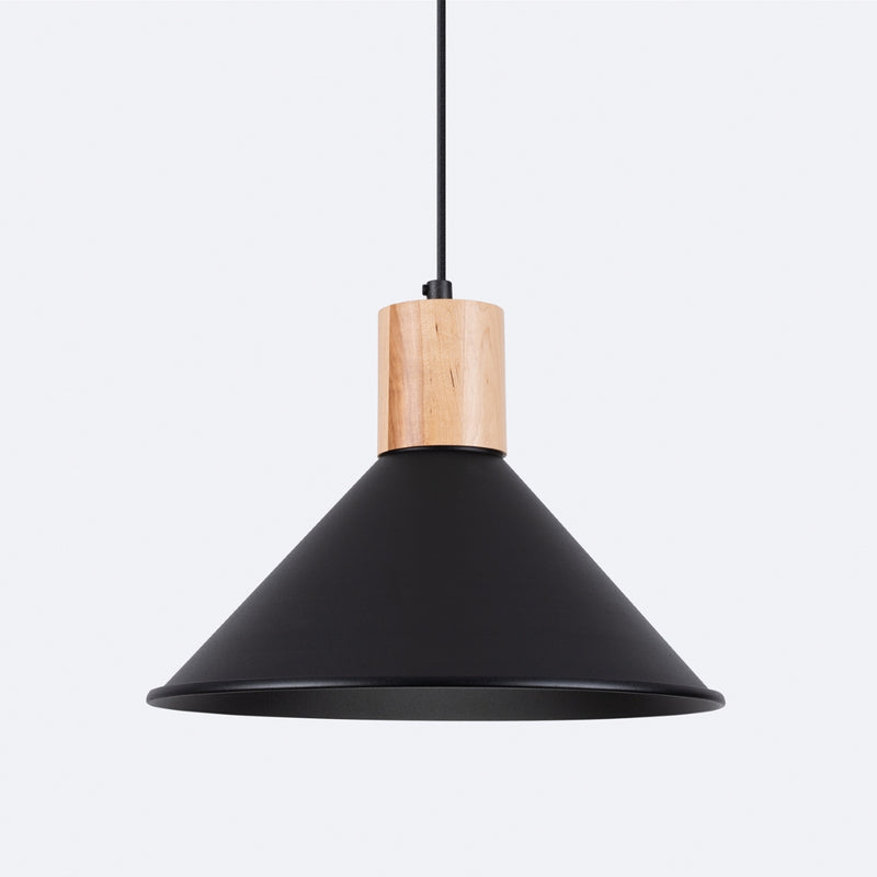 Pendant lamp Sollux Lighting Jaga 1 E27 steel black