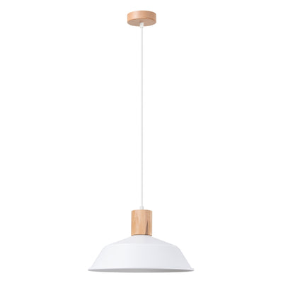 Pendant lamp Sollux Lighting Fano 1 E27 steel white