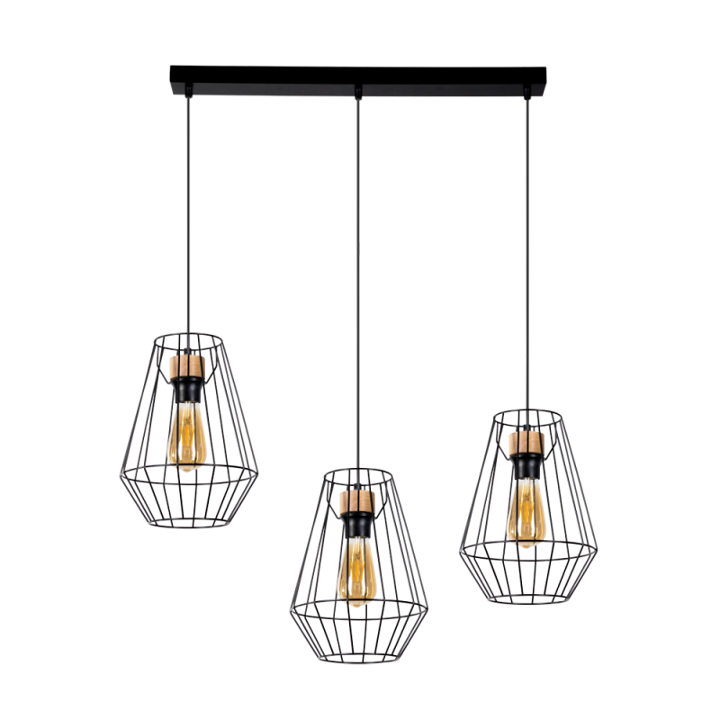 Britop Lighting Endorfina 3L plafonnier à suspension linéaire E27, W 117