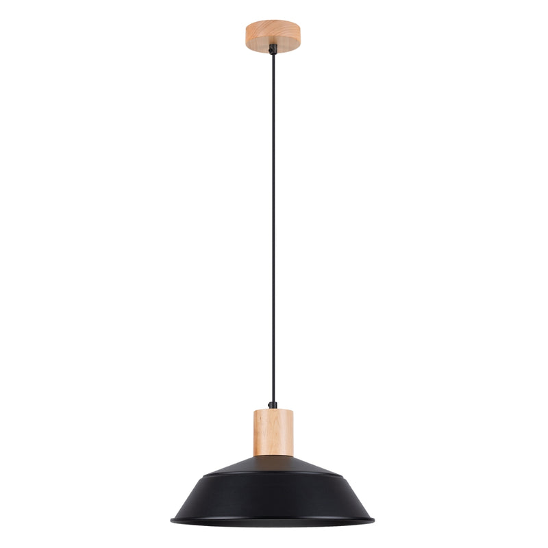 Pendant lamp Sollux Lighting Fano 1 E27 steel black