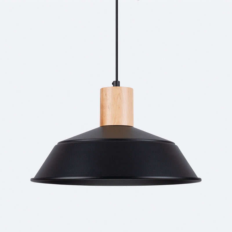 Pendant lamp Sollux Lighting Fano 1 E27 steel black