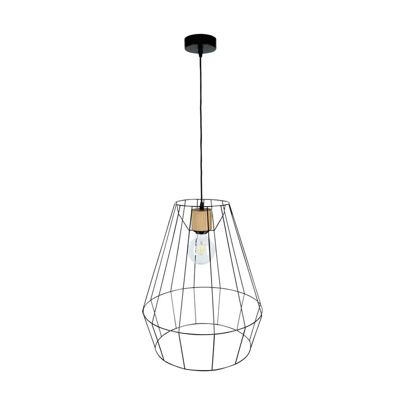 Endorfina Pendant Lamp 1xE27 Max.60W Black/Oiled Oak/Black/Black