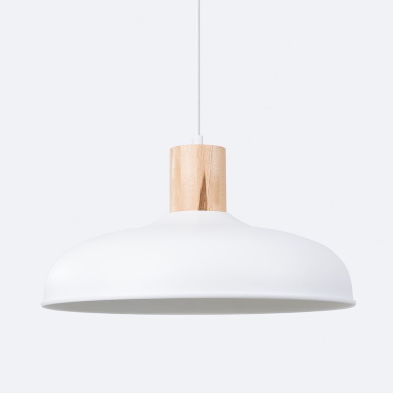 Pendant lamp Sollux Lighting Indy 1 E27 steel white