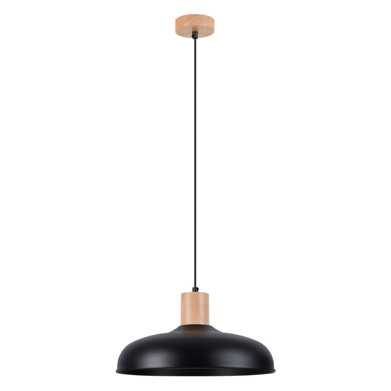 Pendant lamp Sollux Lighting Indy 1 E27 steel black