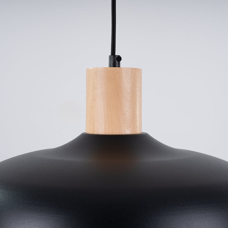 Pendant lamp Sollux Lighting Indy 1 E27 steel black