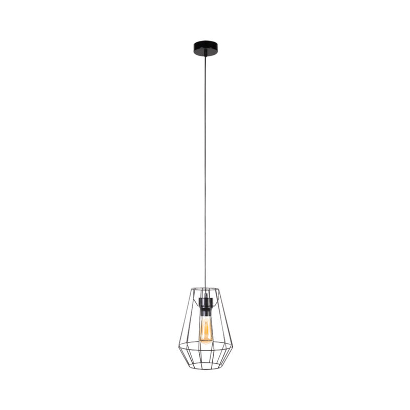 Endorfina Pendant Lamp 3xE27 Max.60W Black/Black PVC/Black