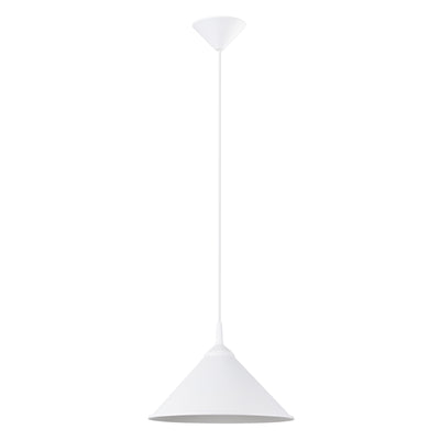 Pendant lamp Sollux Lighting Zuma 1 E27 steel white