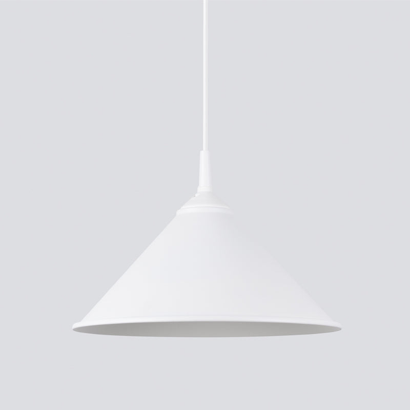 Pendant lamp Sollux Lighting Zuma 1 E27 steel white