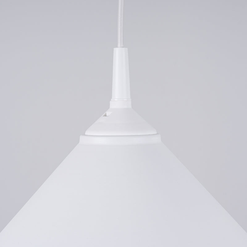 Pendant lamp Sollux Lighting Zuma 1 E27 steel white