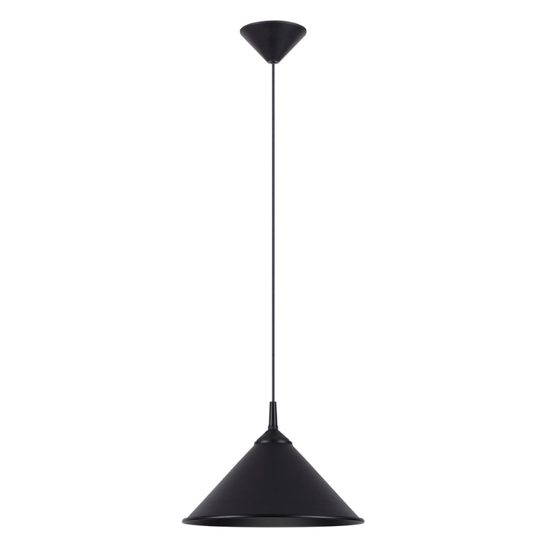 Pendant lamp Sollux Lighting Zuma 1 E27 steel black