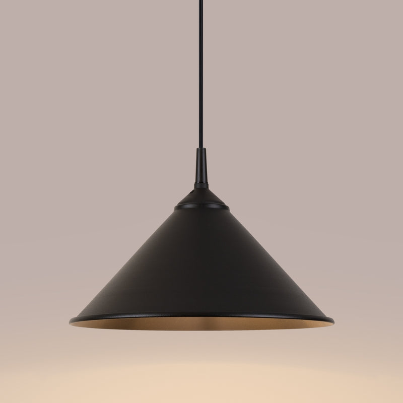 Pendant lamp Sollux Lighting Zuma 1 E27 steel black