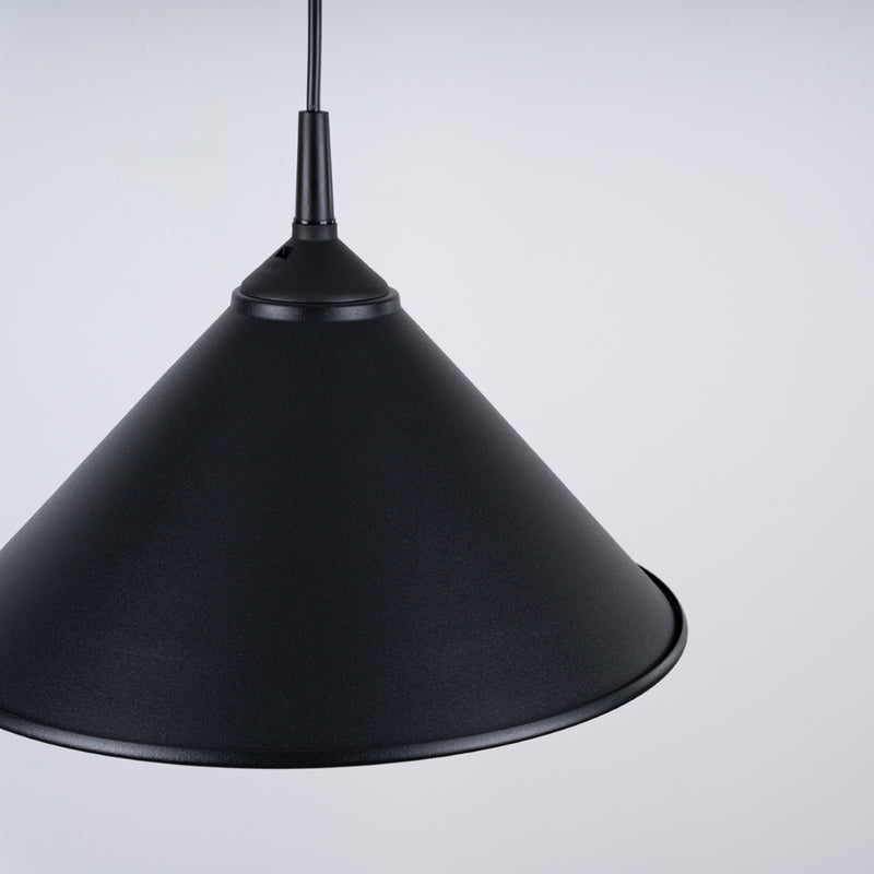 Pendant lamp Sollux Lighting Zuma 1 E27 steel black