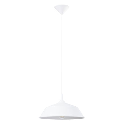 Pendant lamp Sollux Lighting Frika 1 E27 steel white