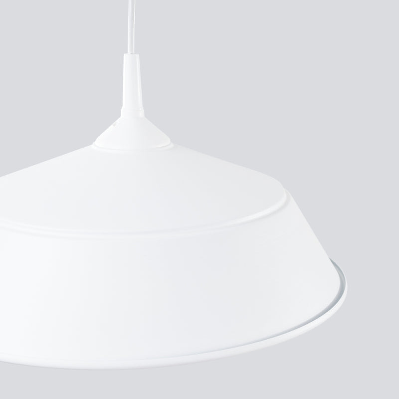 Pendant lamp Sollux Lighting Frika 1 E27 steel white