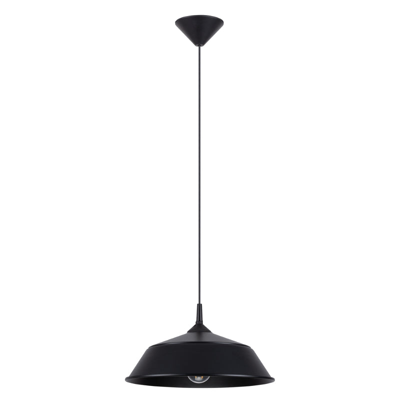 Pendant lamp Sollux Lighting Frika 1 E27 steel black