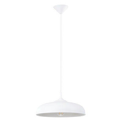 Pendant lamp Sollux Lighting Gina 1 E27 steel white