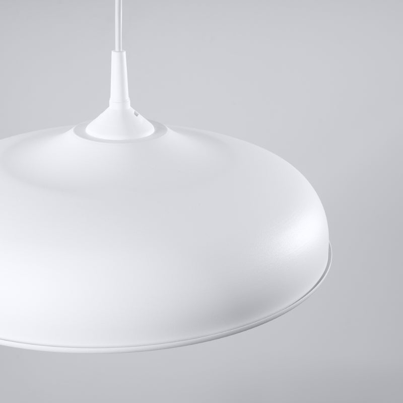 Pendant lamp Sollux Lighting Gina 1 E27 steel white