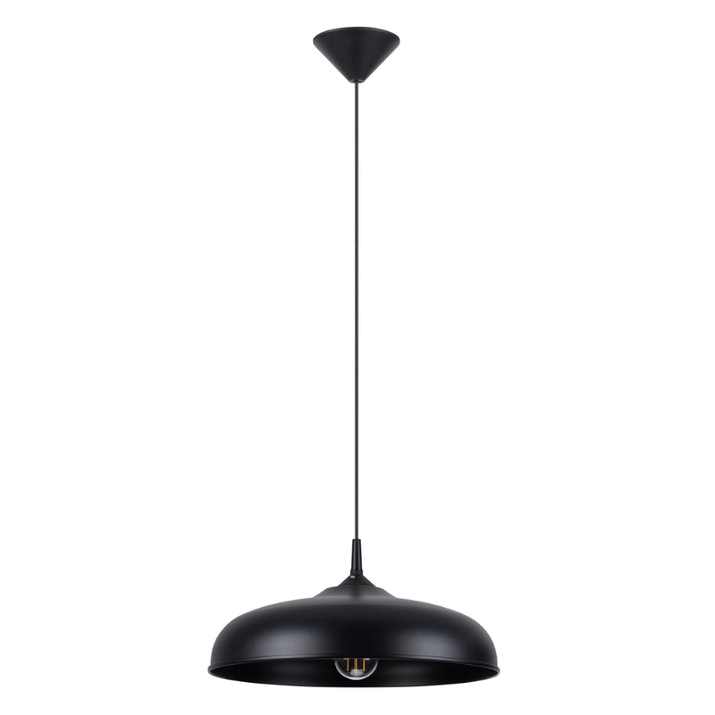 Pendant lamp Sollux Lighting Gina 1 E27 steel black