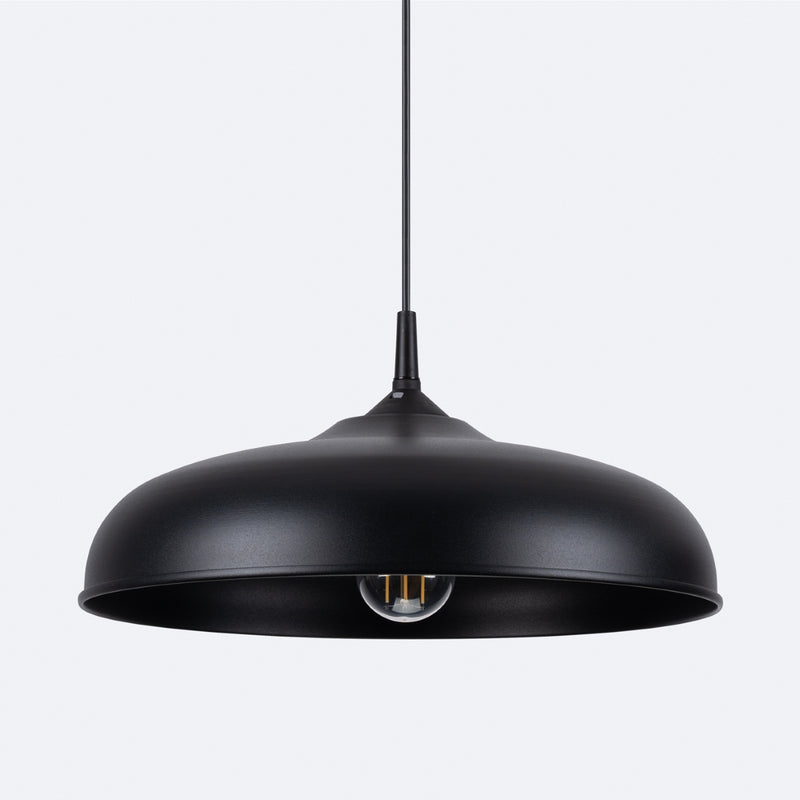 Pendant lamp Sollux Lighting Gina 1 E27 steel black