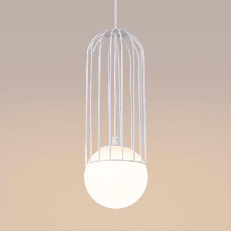 Pendant lamp Sollux Lighting Brina 1 G9 steel white