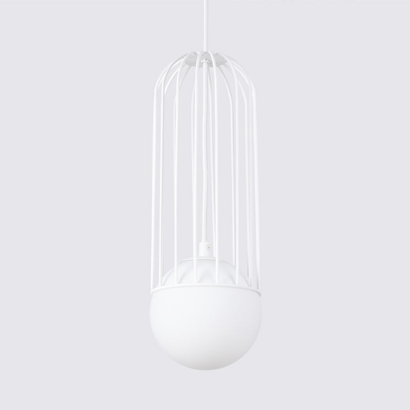 Pendant lamp Sollux Lighting Brina 1 G9 steel white