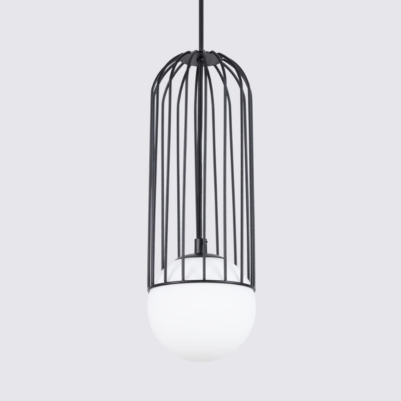 Pendant lamp Sollux Lighting Brina 1 G9 steel black