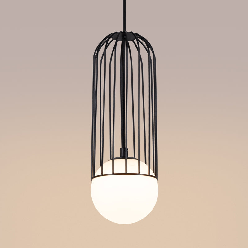 Pendant lamp Sollux Lighting Brina 1 G9 steel black