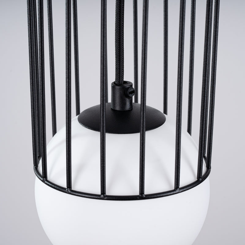 Pendant lamp Sollux Lighting Brina 1 G9 steel black