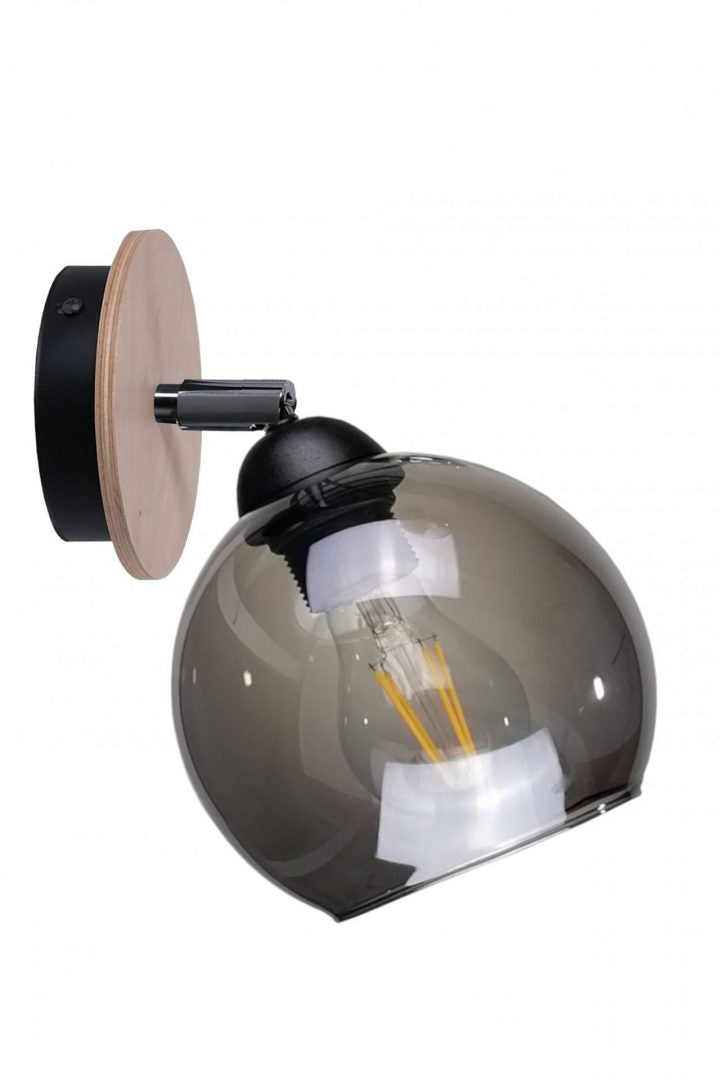 Keter Lighting Yuno 1L wall sconce lamp E27 H 24.0cm