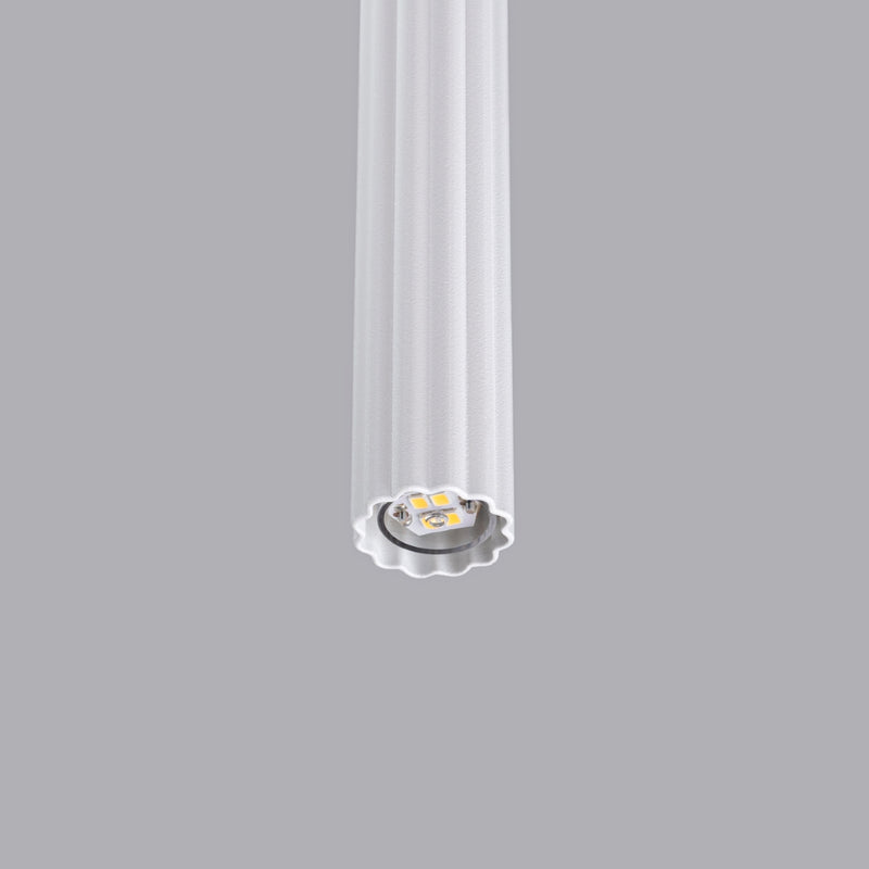 Pendant lamp Sollux Lighting Arche 1 G9 steel white