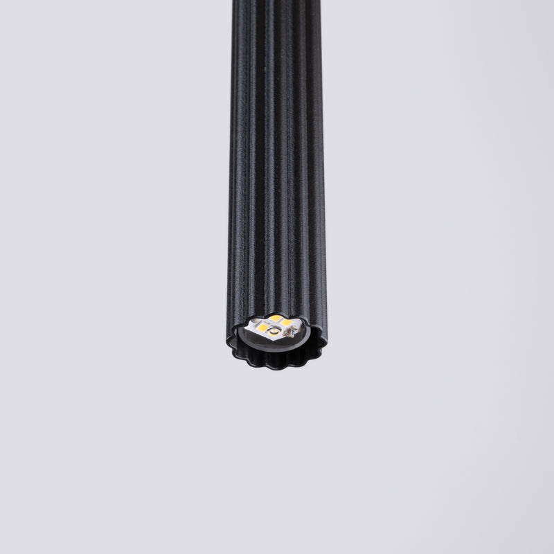 Pendant lamp Sollux Lighting Arche 1 G9 steel black