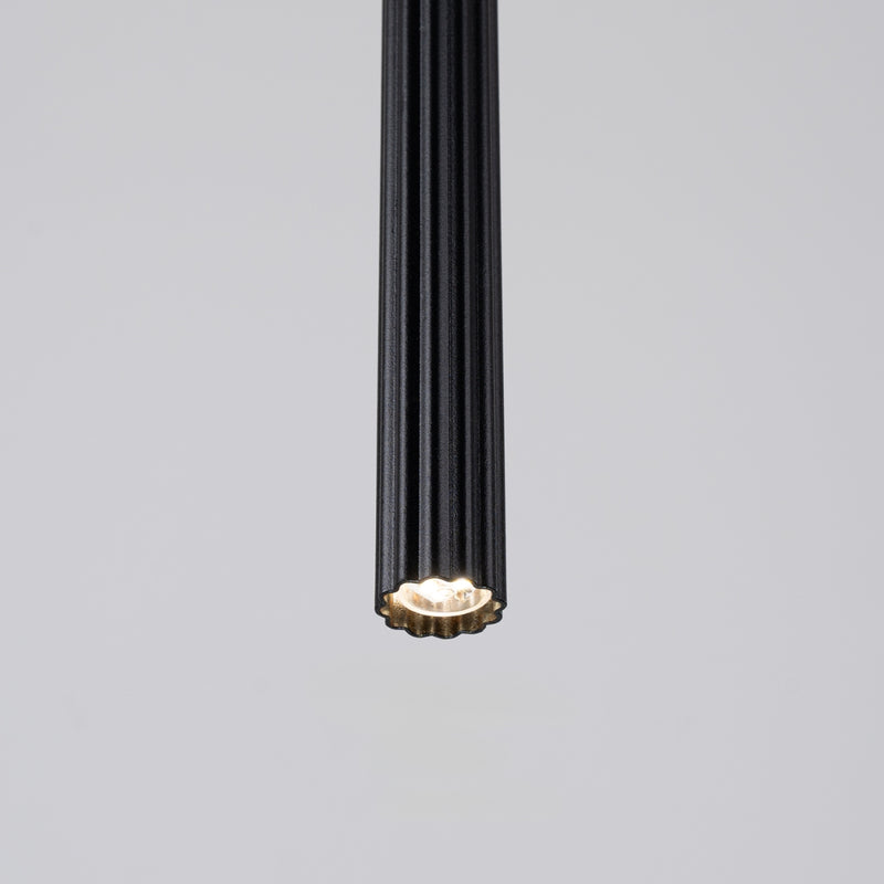 Pendant lamp Sollux Lighting Arche 1 G9 steel black