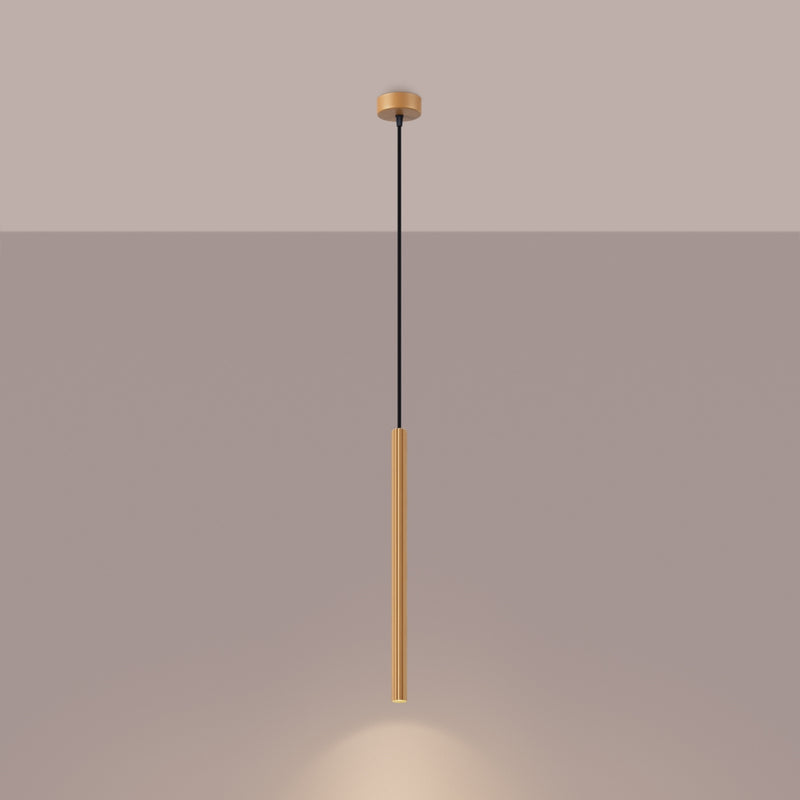 Pendant lamp Sollux Lighting Arche 1 G9 steel gold