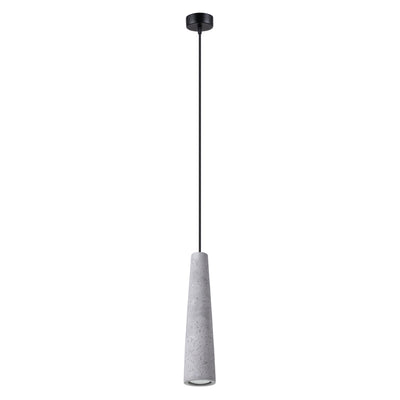 Pendant lamp Sollux Lighting Electra 1 GU10 concrete gray