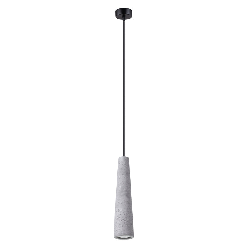 Pendant lamp Sollux Lighting Electra 1 GU10 concrete gray