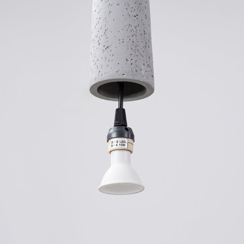 Pendant lamp Sollux Lighting Electra 1 GU10 concrete gray