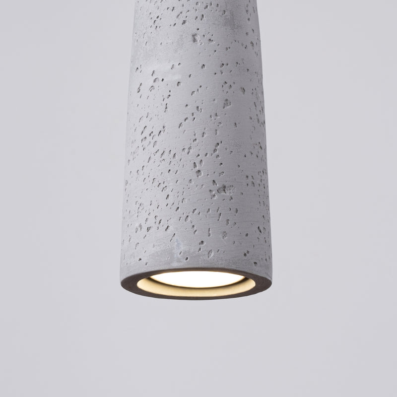 Pendant lamp Sollux Lighting Electra 1 GU10 concrete gray