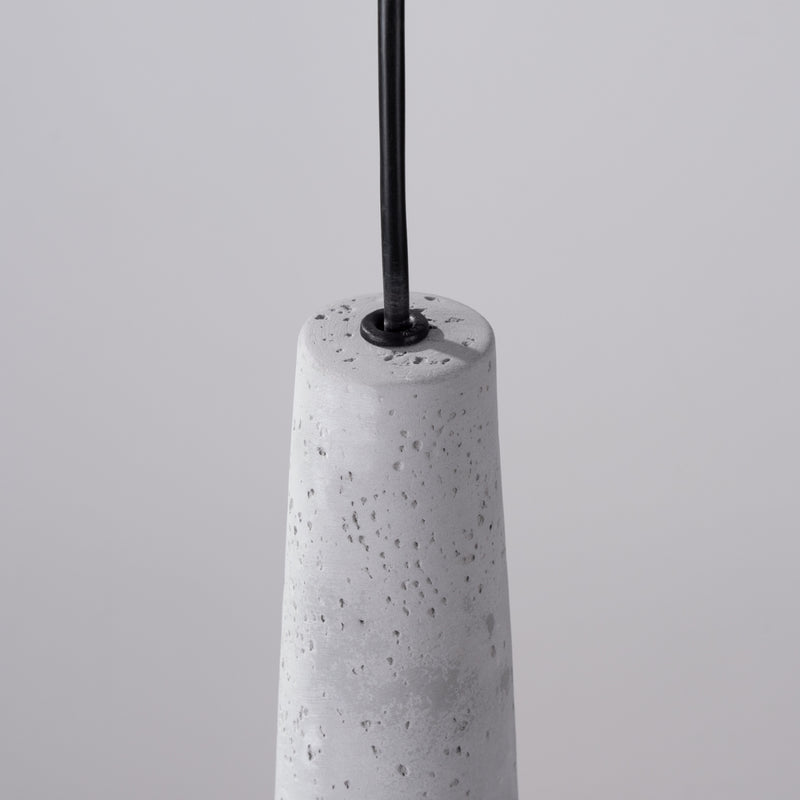 Pendant lamp Sollux Lighting Electra 1 GU10 concrete gray