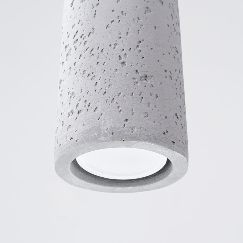 Pendant lamp Sollux Lighting Electra 1 GU10 concrete gray