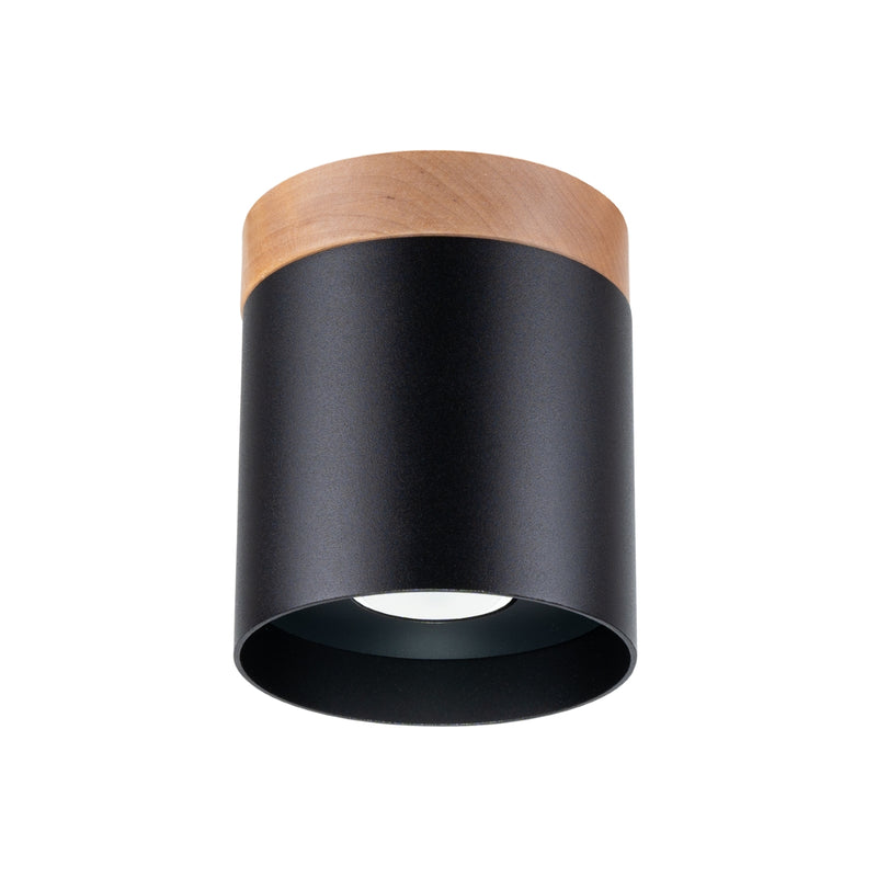 Ceiling spot Sollux Lighting Rif 1 GU10 wood black